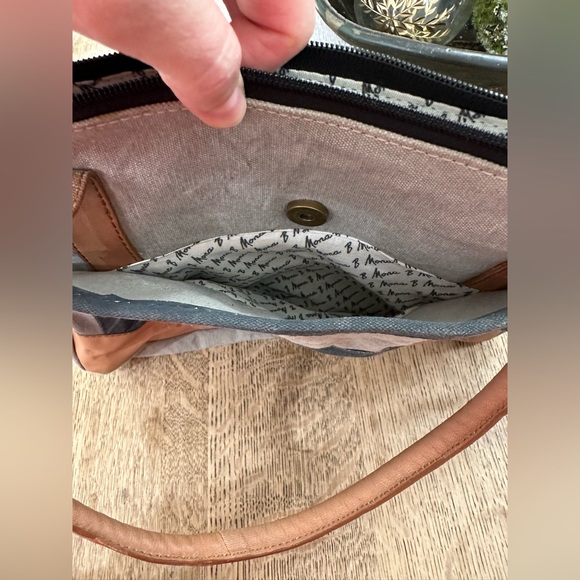 Mona-B NWT Denim Shoulder Bag Purse - Picture 5 of 16